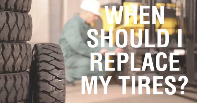 When to Replace Forklift Tires: Signs, Factors, and Best Practices